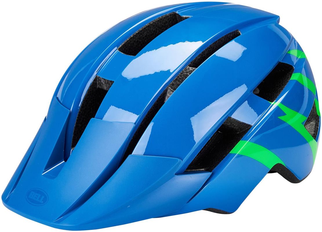 Bell Sidetrack II Helmet Kids Strike Gloss Blue...