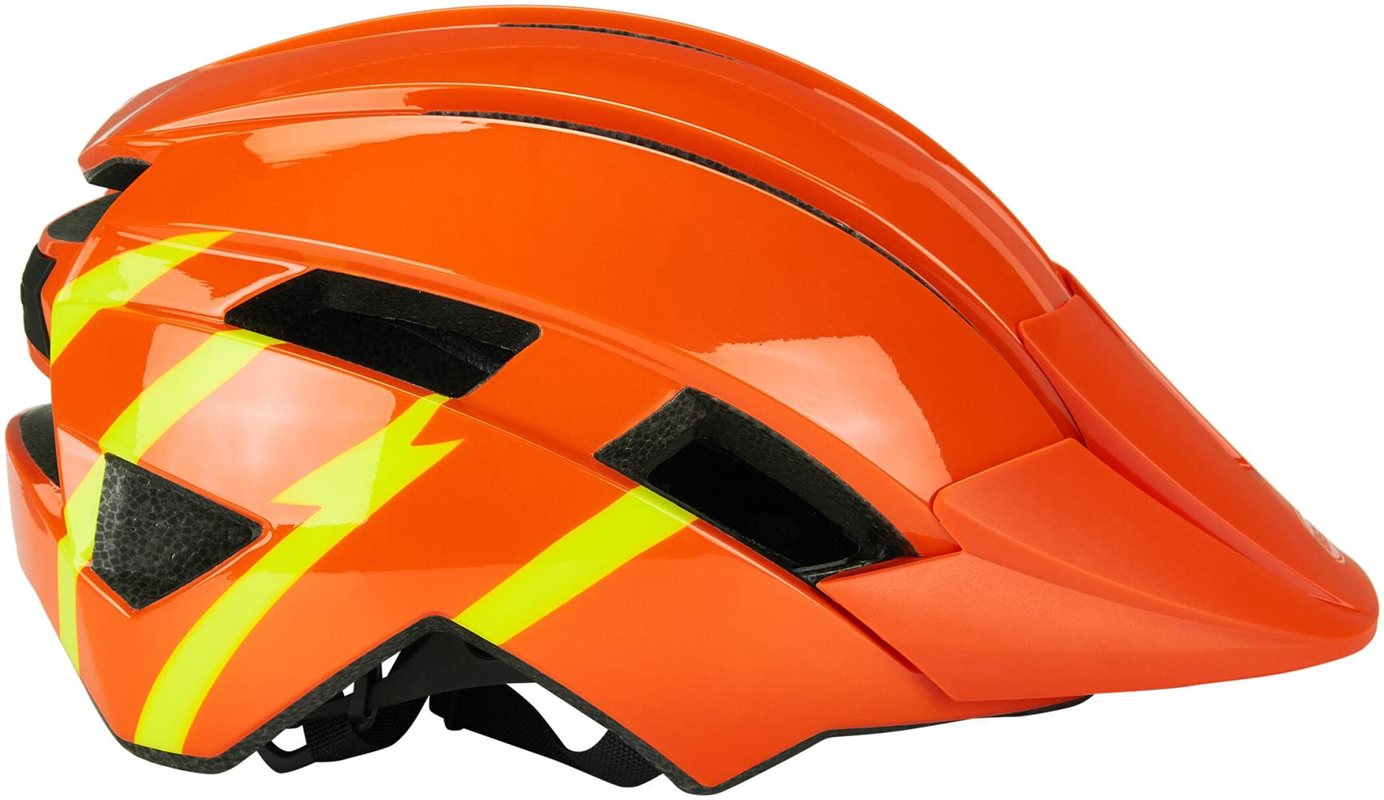 Bell Sidetrack II Helmet Kids Strike Gloss Oran...