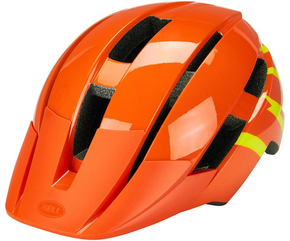 Bell Sidetrack II Helmet Kids Strike Gloss Oran...