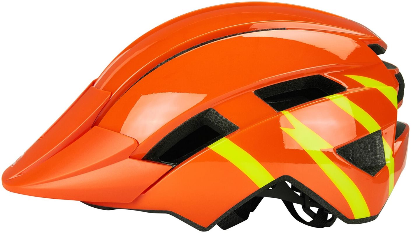 Bell Sidetrack II Helmet Kids Strike Gloss Oran...