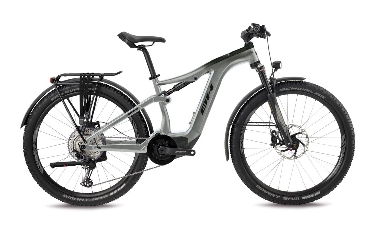 Bh Elcykel Hybrid Atomx Cross Pro-s Silver-Black-Black