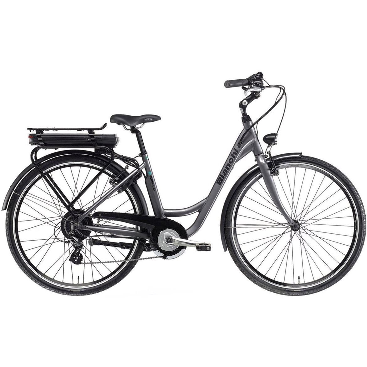 Bianchi Elcykel E-Spillo City Grå