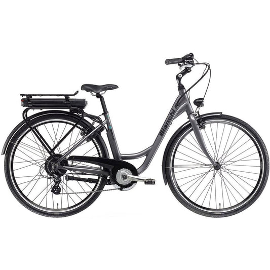 Bianchi Elcykel E-Spillo City Grå