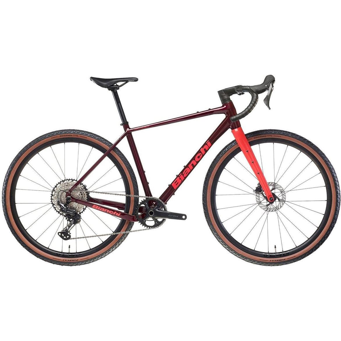 Bianchi Gravelbike Arcadex AL GRX Burgundy