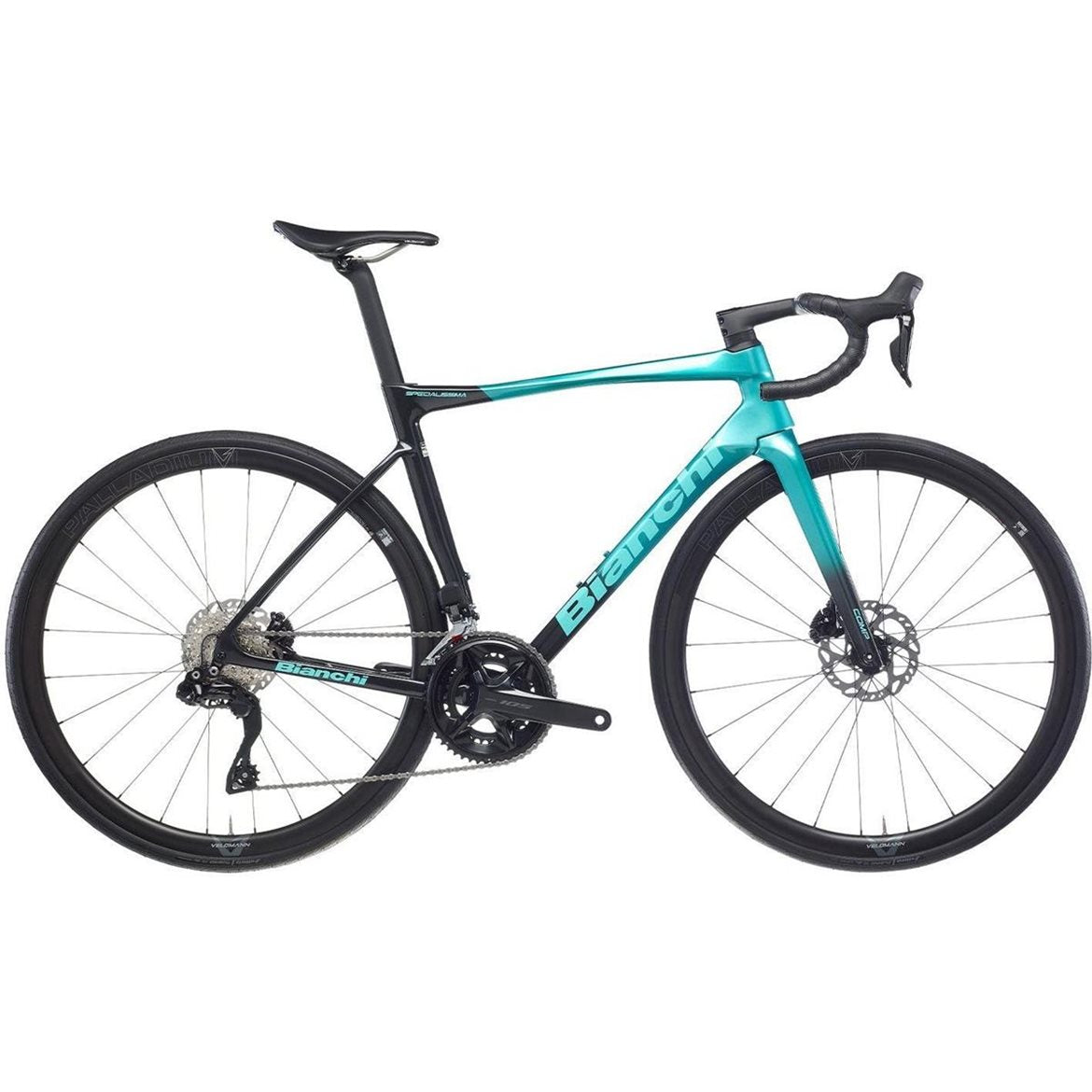Bianchi Racercykel Specialissima Comp Ultegra Di2 Celeste Metallic