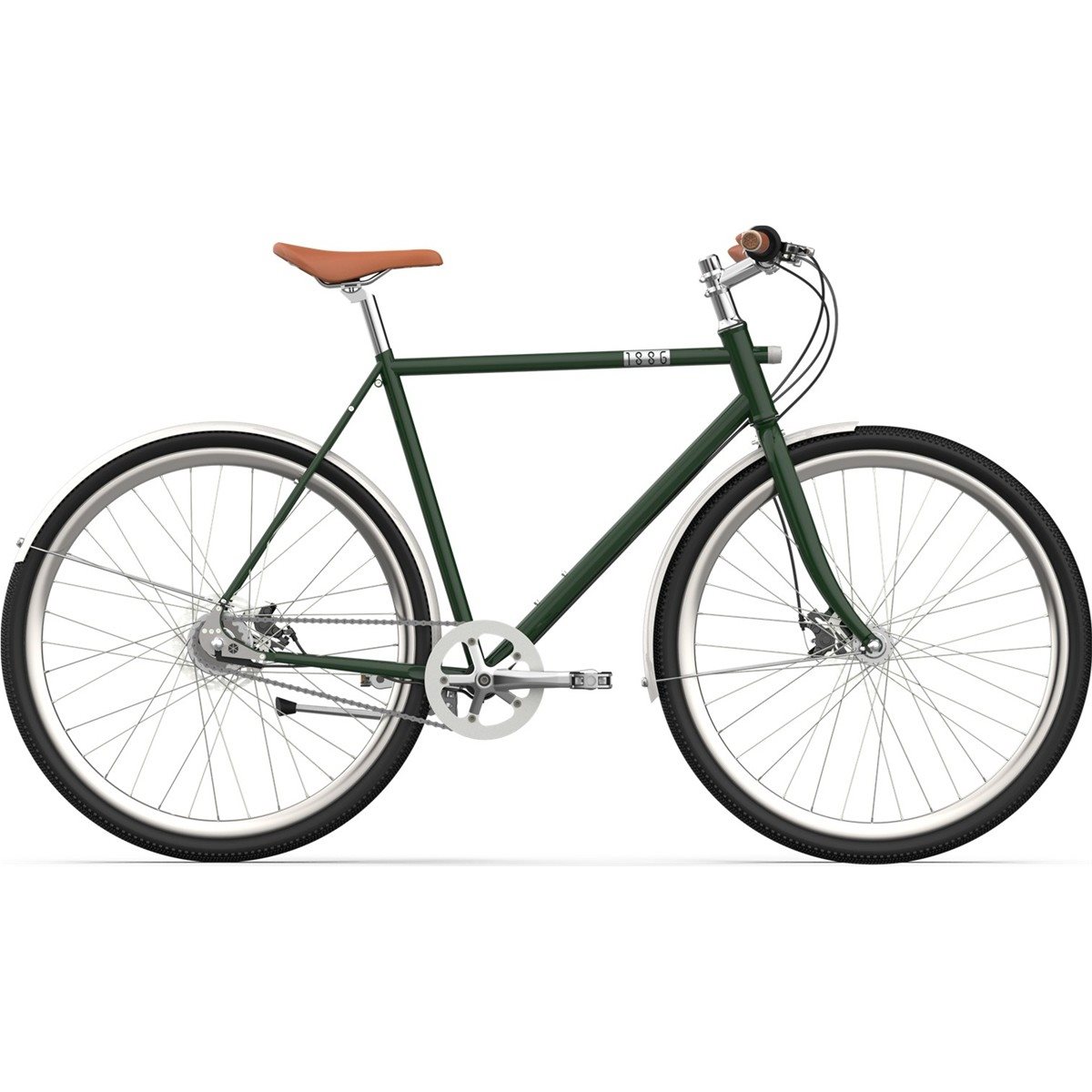 Cityhybrid 1886 Agile Diamond British Green 28"
