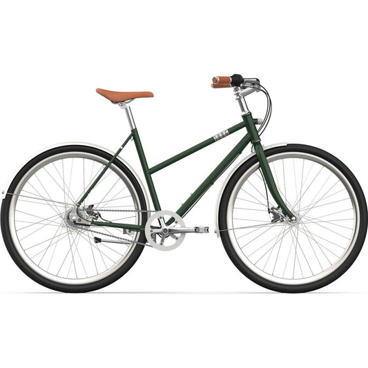 Cityhybrid 1886 Agile Step-Through British Green 28"