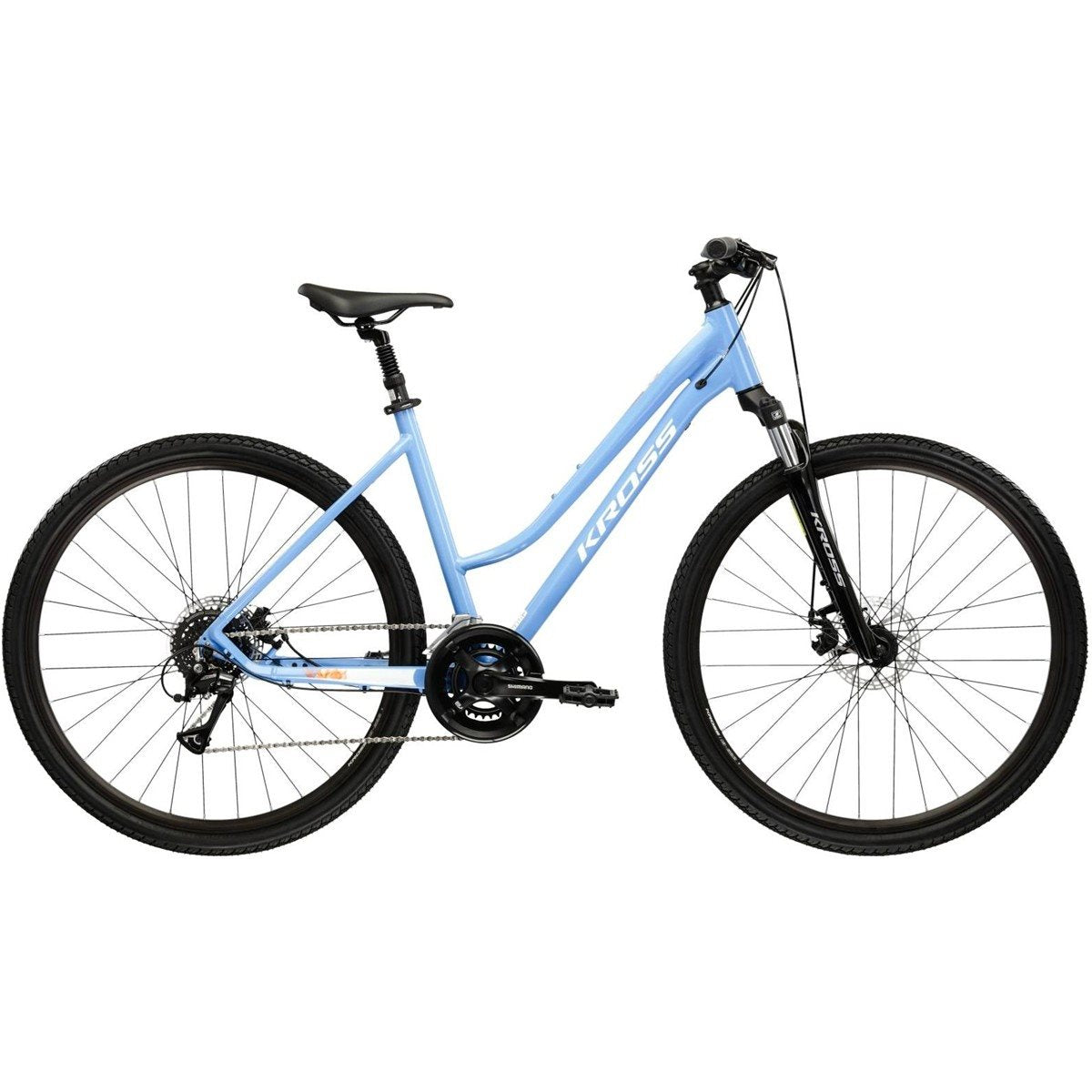 Cityhybrid Kross Evado 3.0 W Blue/White