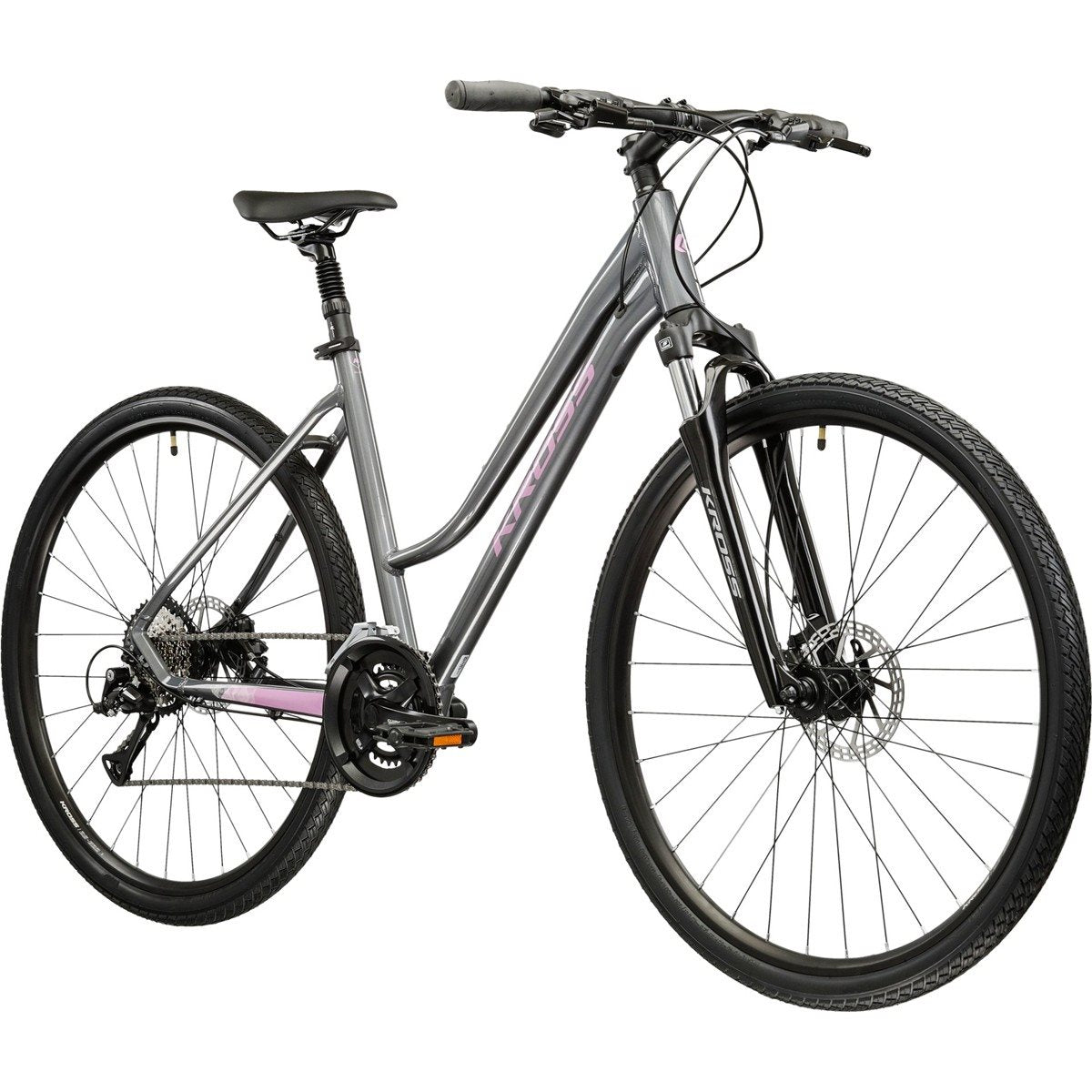 Cityhybrid Kross Evado 4.0 W Grey/Pink