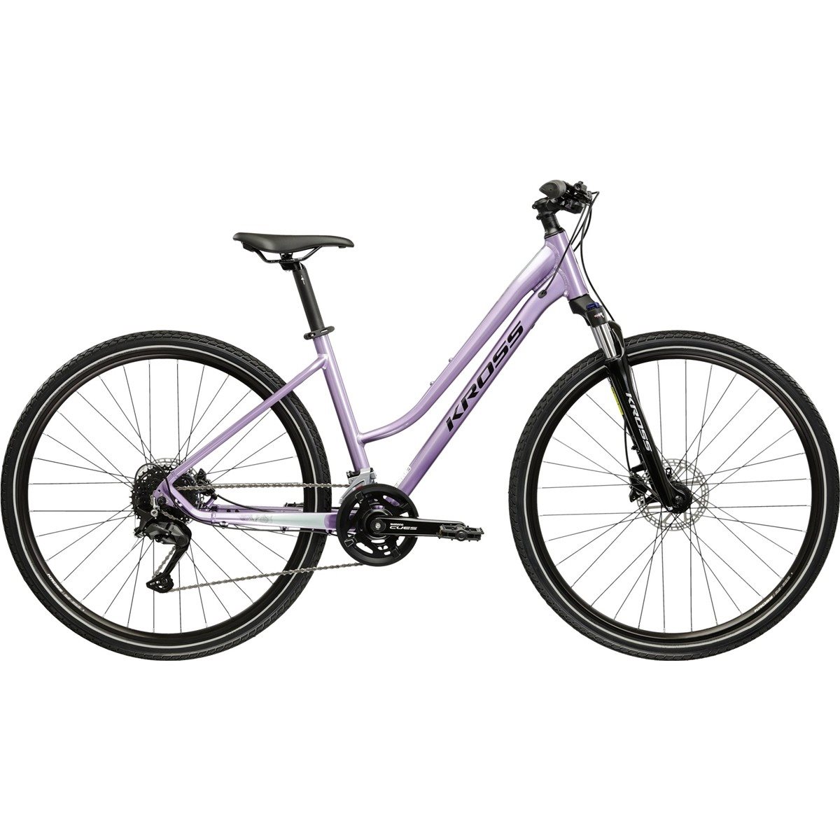 Cityhybrid Kross Evado 5.0 W Purple/Black