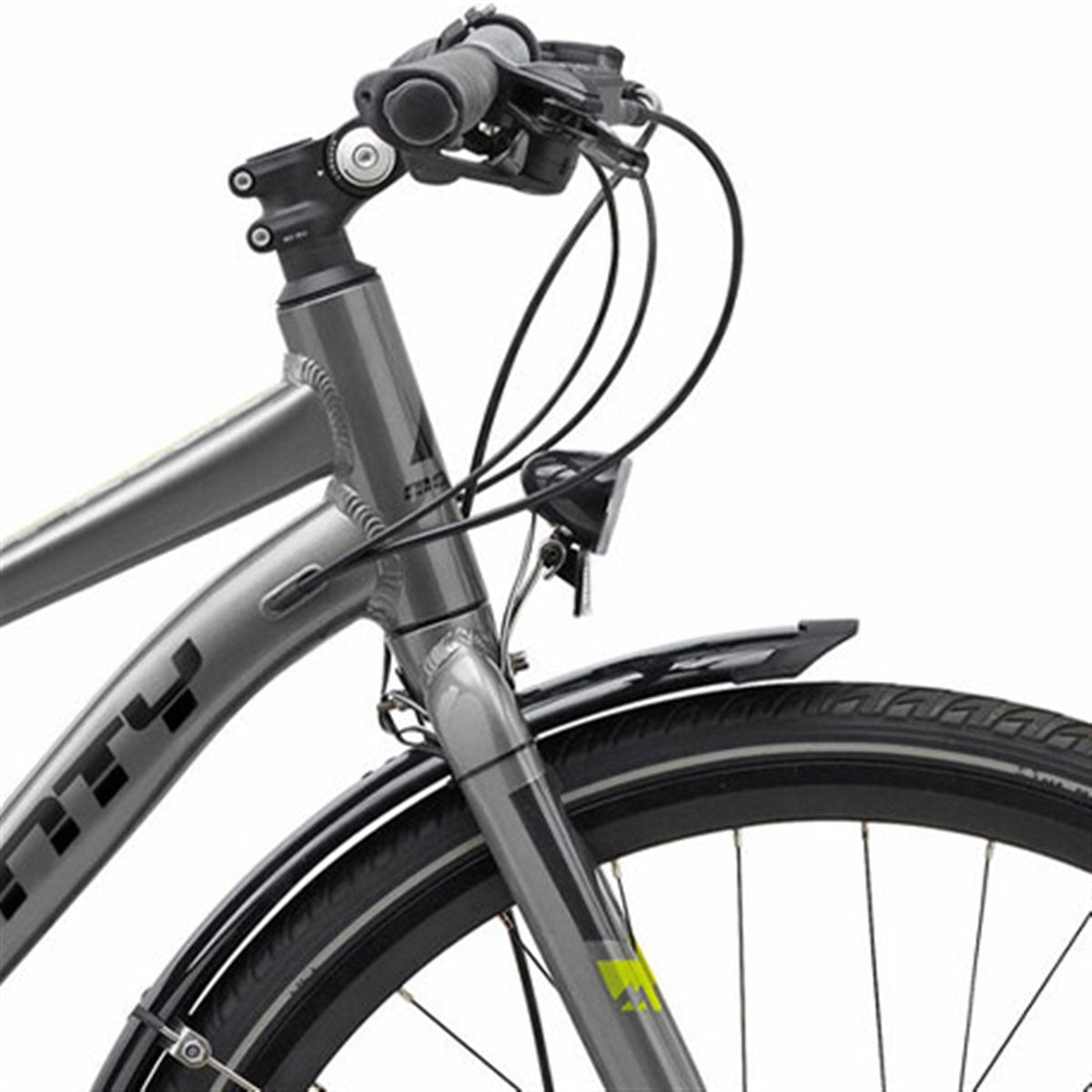 Cityhybrid Monty Rock Mid Silver/Silver/Yellow