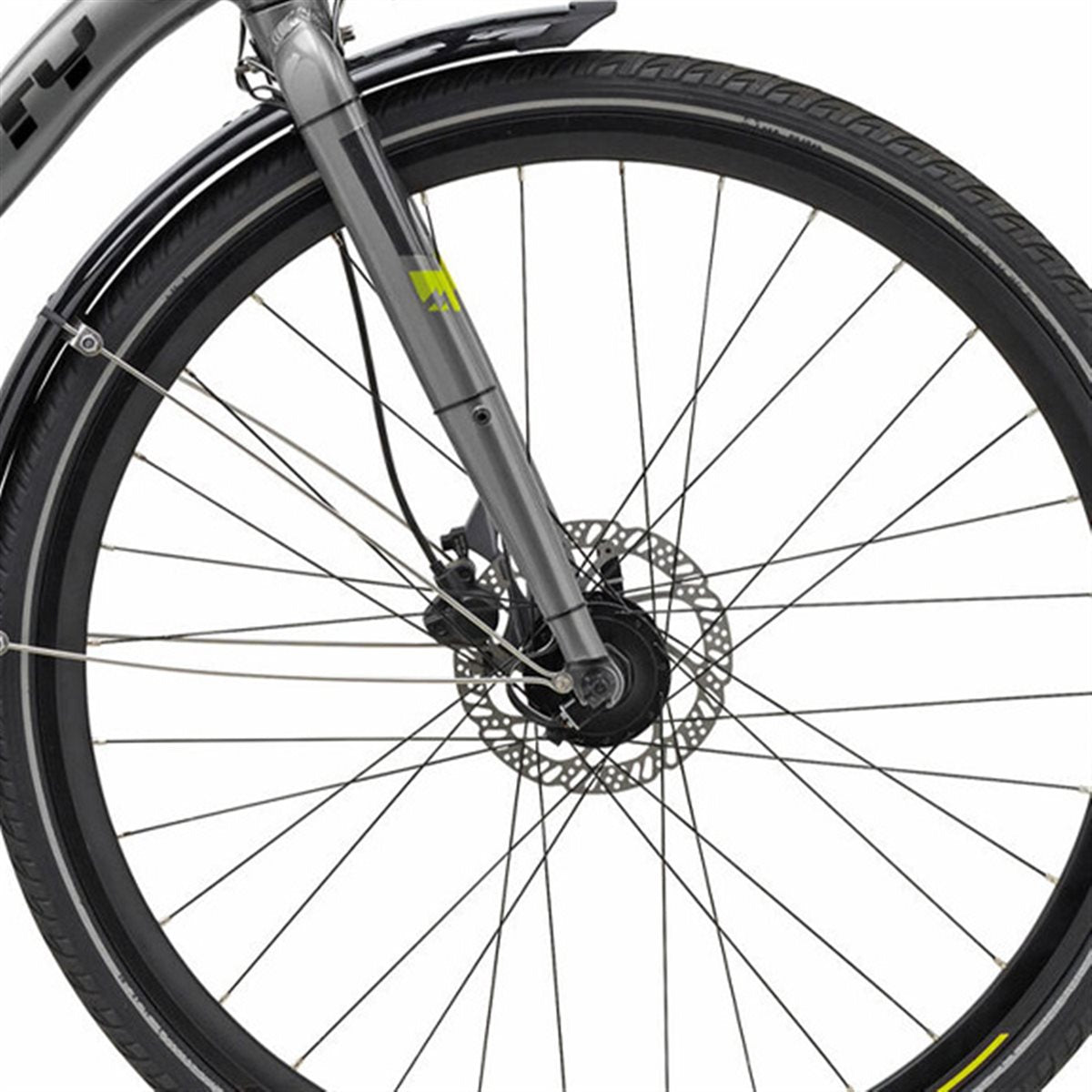 Cityhybrid Monty Rock Mid Silver/Silver/Yellow
