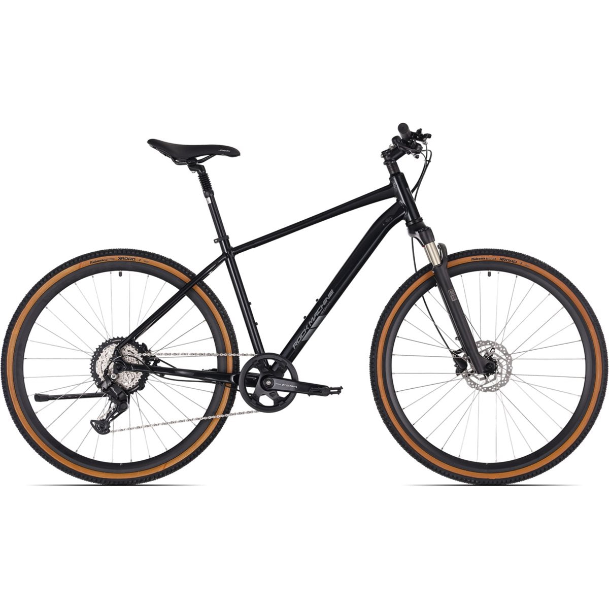 Cityhybrid MTB Rock Machine Rokk SL Matte Black