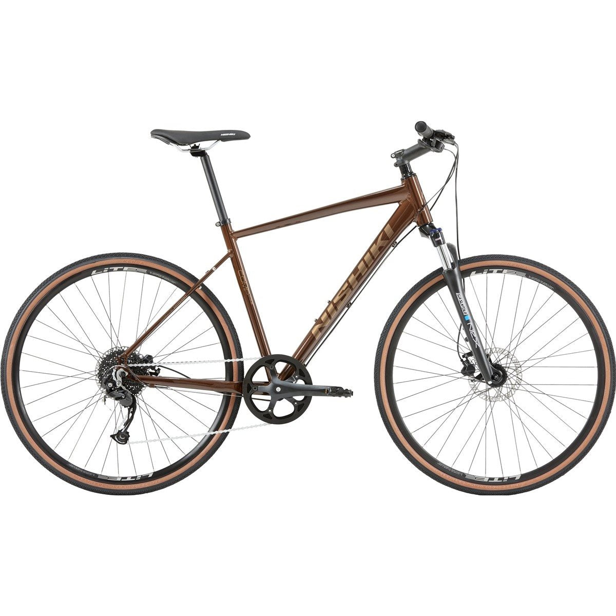Cityhybrid Nishiki Comp X-Nine Herr brown