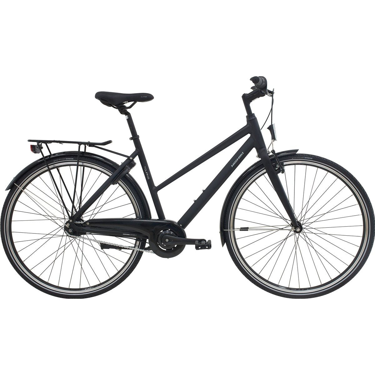 Cityhybrid Nishiki Touring Dam black