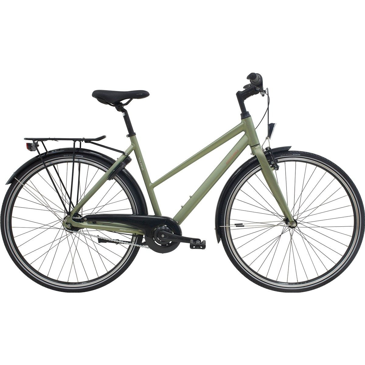 Cityhybrid Nishiki Touring Dam green