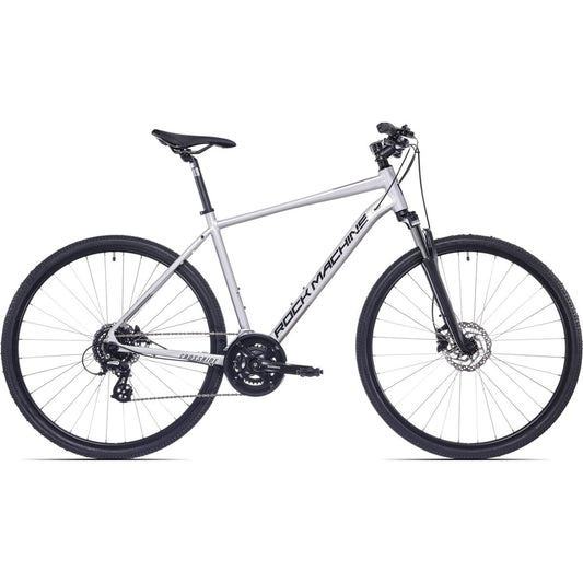 Cityhybrid Rock Machine Crossride 300 Gloss Silver/Black/Grey
