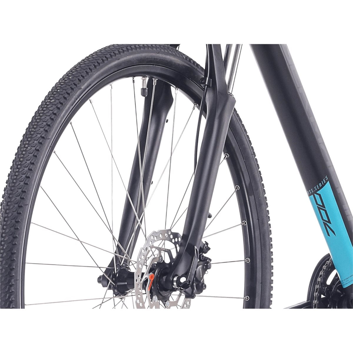 Cityhybrid Rock Machine Crossride 700 Matte Black/Grey/Petrol