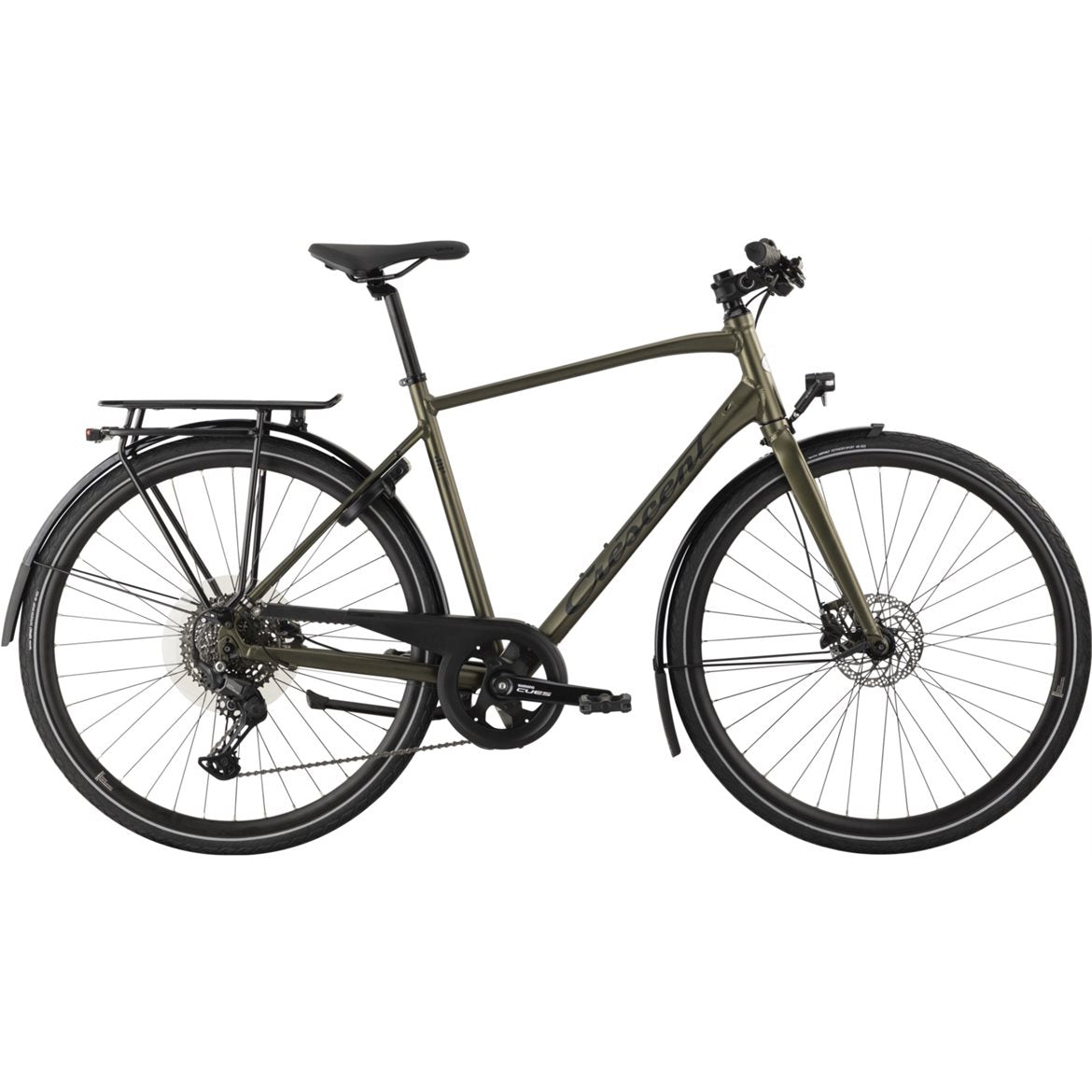 Crescent Kebne Herrcykel 10 Växlar Grön