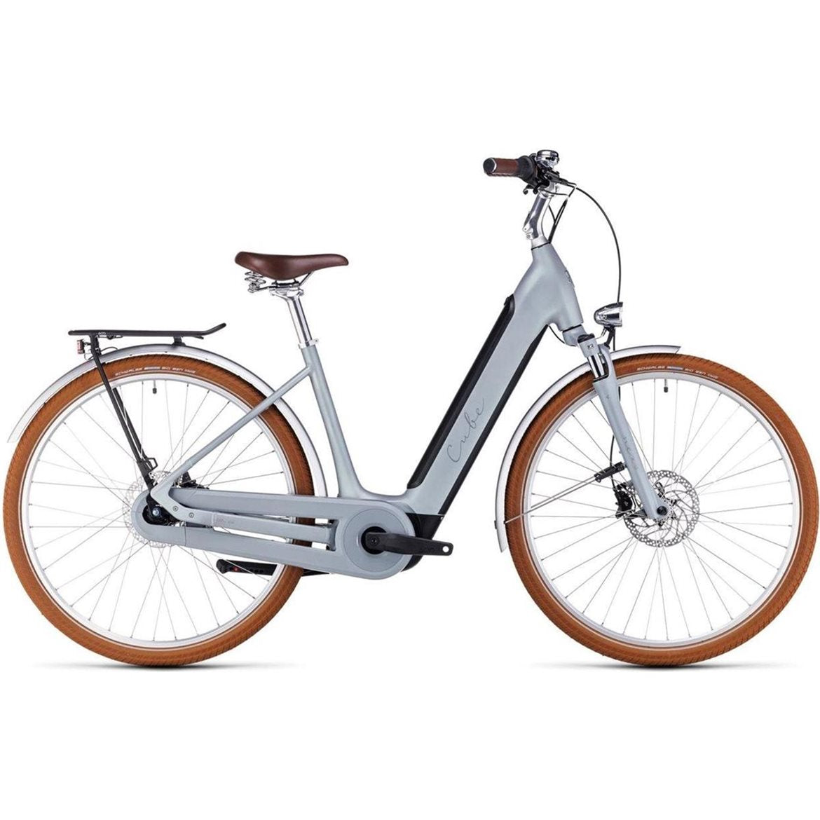 Cube Ella Cruise Hybrid 500 Easy Entry 58cm Metallicstone n Grey
