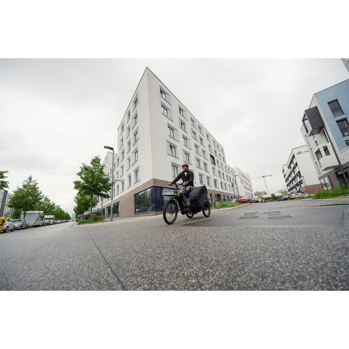 Cube Trehjulig Elcykel Trike Family Hybrid 1500Wh Swampgrey/Reflex
