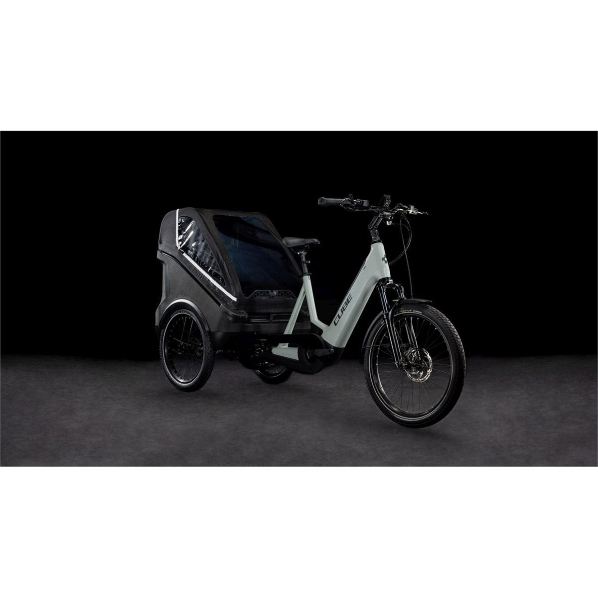 Cube Trehjulig Elcykel Trike Family Hybrid 750Wh Swampgrey/Reflex