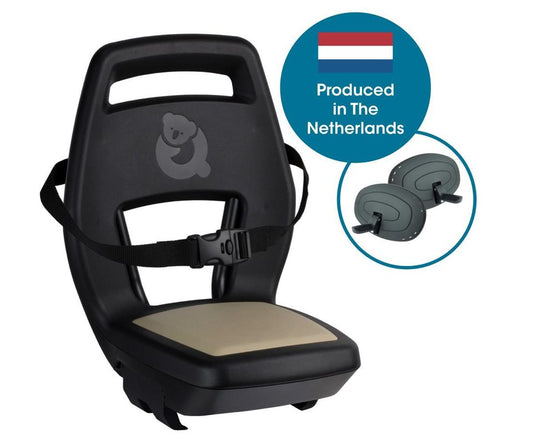 Cykelbarnstol Qibbel 6+ Junior Seat Khaki