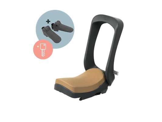 Cykelbarnstol URBAN IKI Junior bike seat Bincho Black/Kurumi Brown