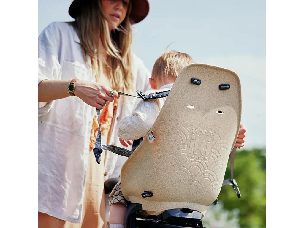 Cykelbarnstol URBAN IKI Rear Ta-Ke Oishi Beige/Bincho Black