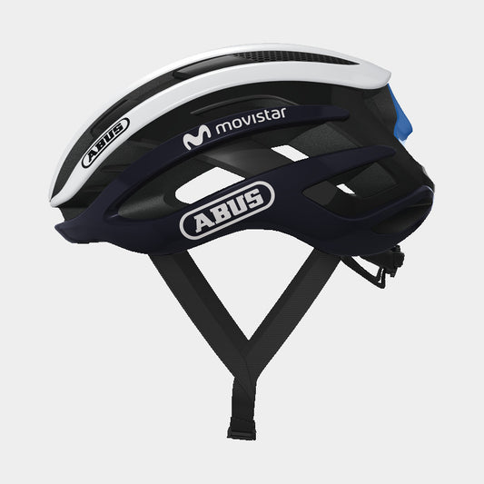 Cykelhjälm ABUS AirBreaker vit/blå