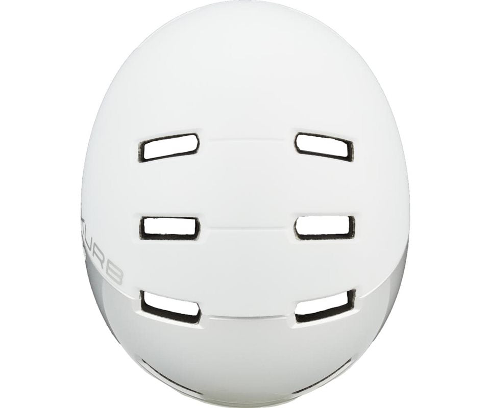 Cykelhjälm Abus Skurb ACE Silver White