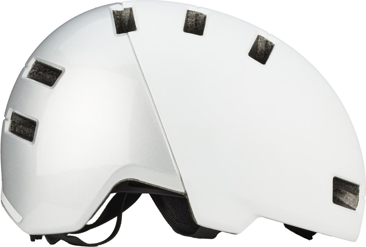 Cykelhjälm Abus Skurb ACE Silver White
