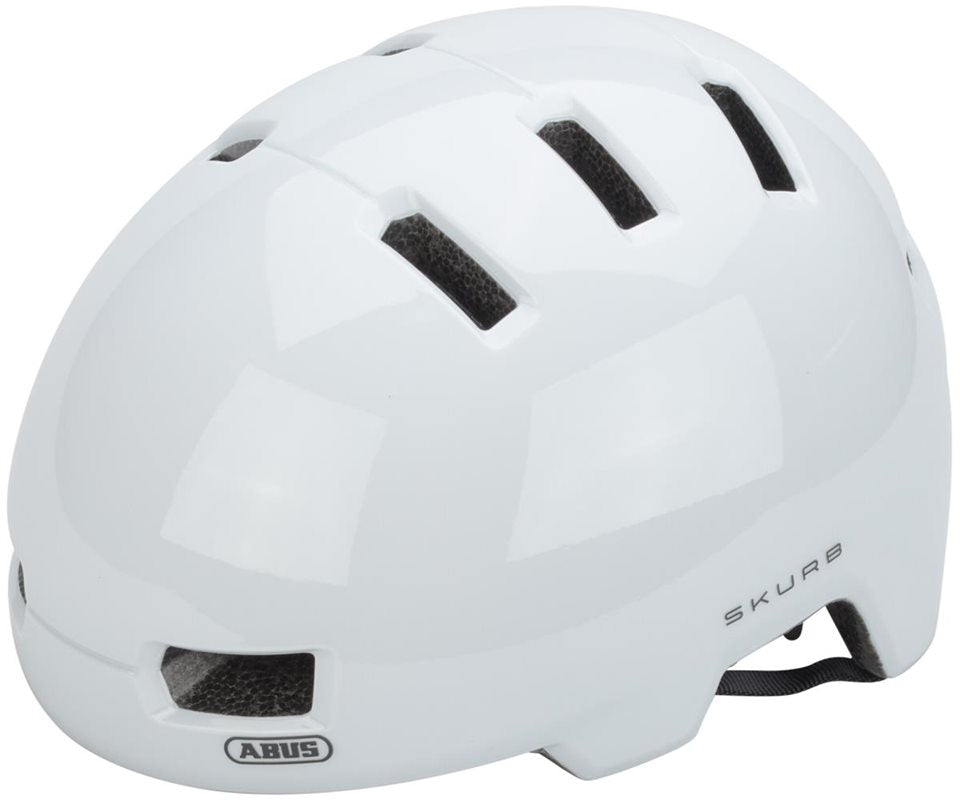 Cykelhjälm Abus Skurb Polar White