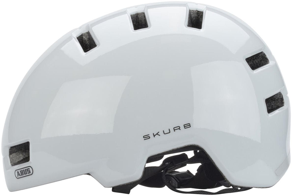 Cykelhjälm Abus Skurb Polar White