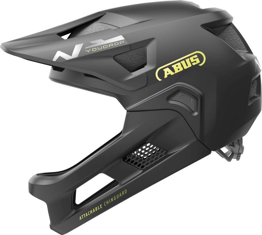 Cykelhjälm barn Abus YouDrop FF Velvet Black
