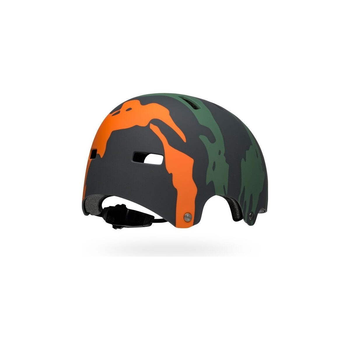 Cykelhjälm BELL SPAN Mat Green/Orange Ravine