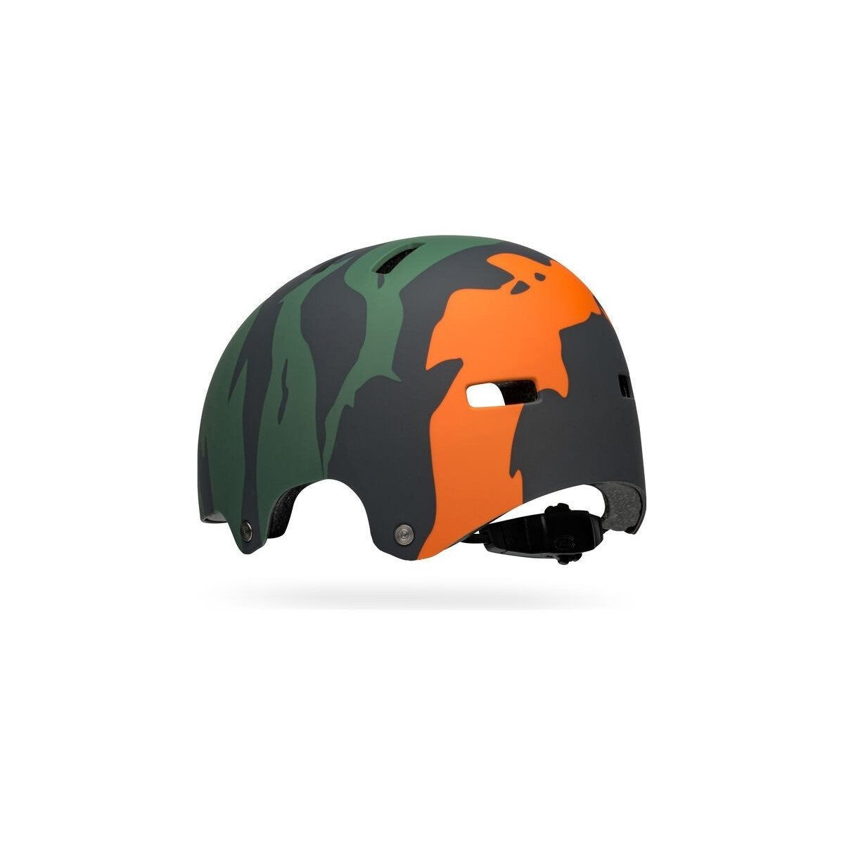 Cykelhjälm BELL SPAN Mat Green/Orange Ravine