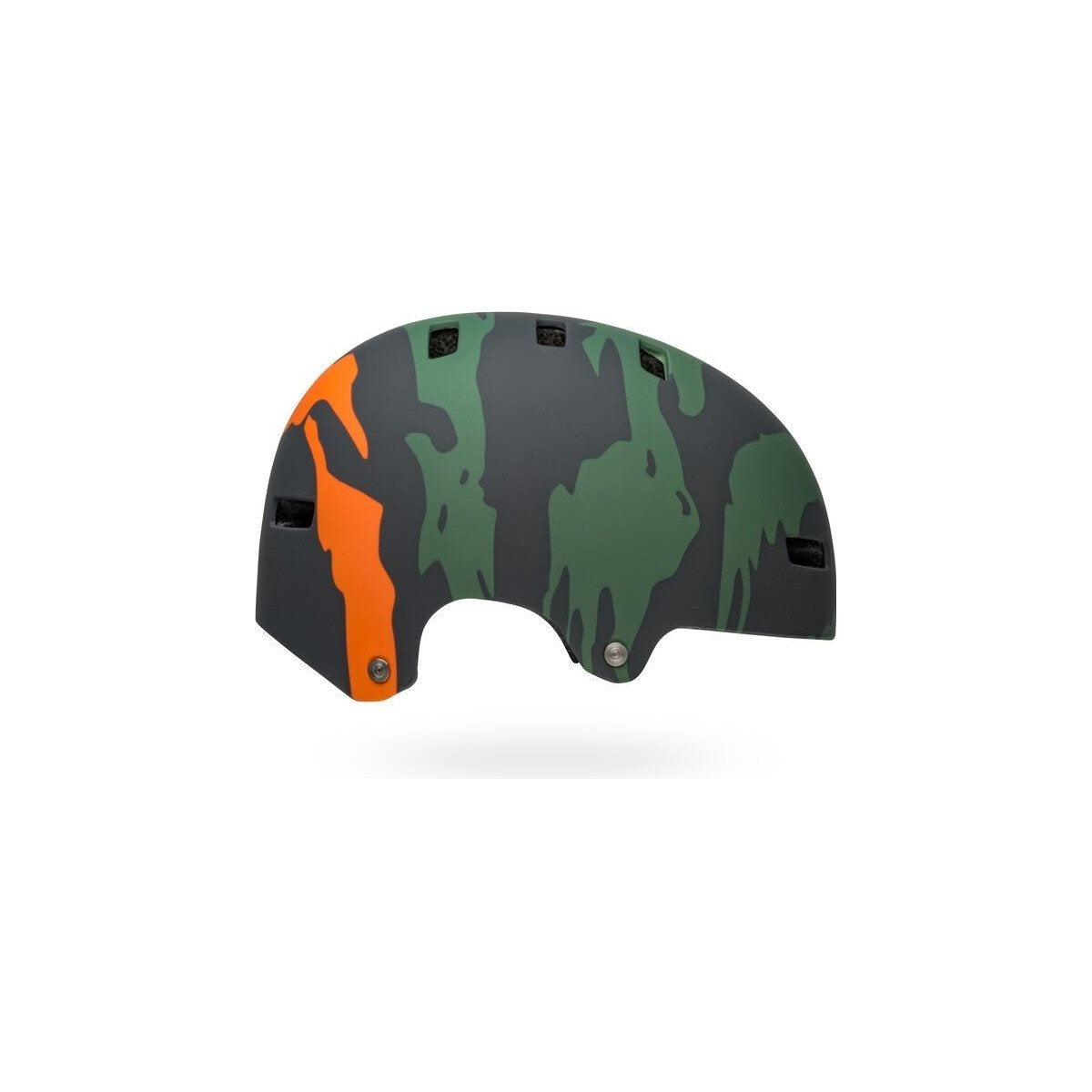 Cykelhjälm BELL SPAN Mat Green/Orange Ravine