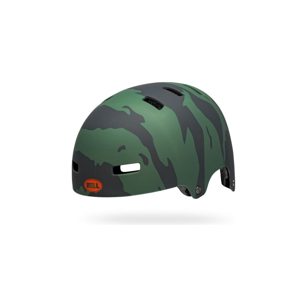Cykelhjälm BELL SPAN Mat Green/Orange Ravine