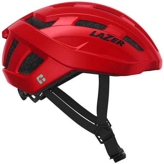 Cykelhjälm Lazer Tempo KinetiCore Röd One Size 54-61 cm