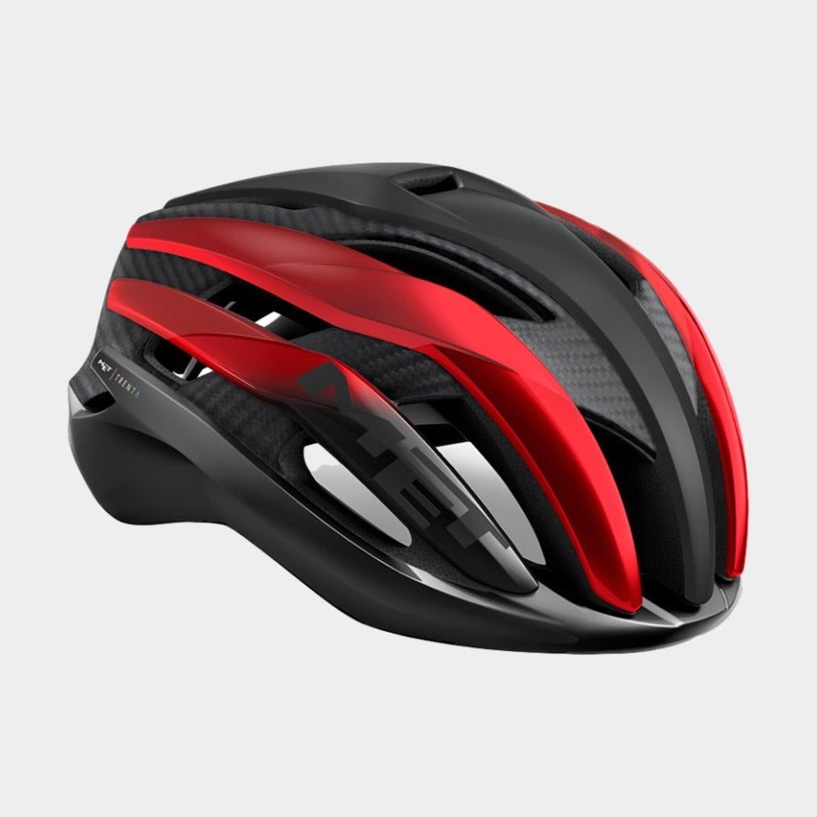 Cykelhjälm MET Trenta 3K Carbon MIPS svart/röd