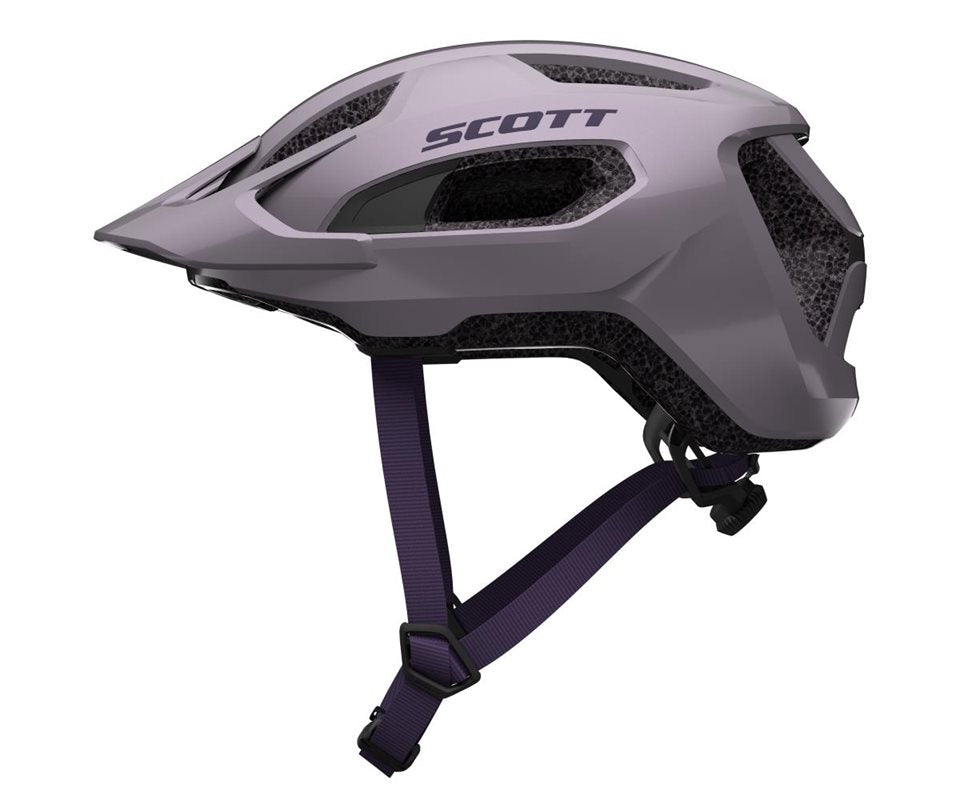 Cykelhjälm Scott Supra Silver Purple