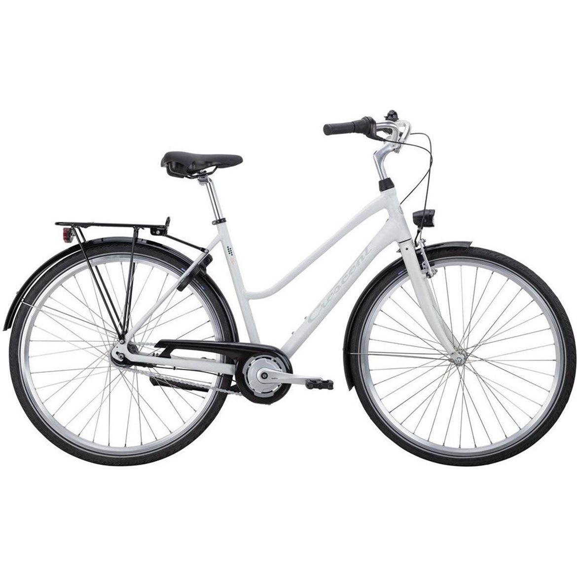 Damcykel Crescent Skans Vit