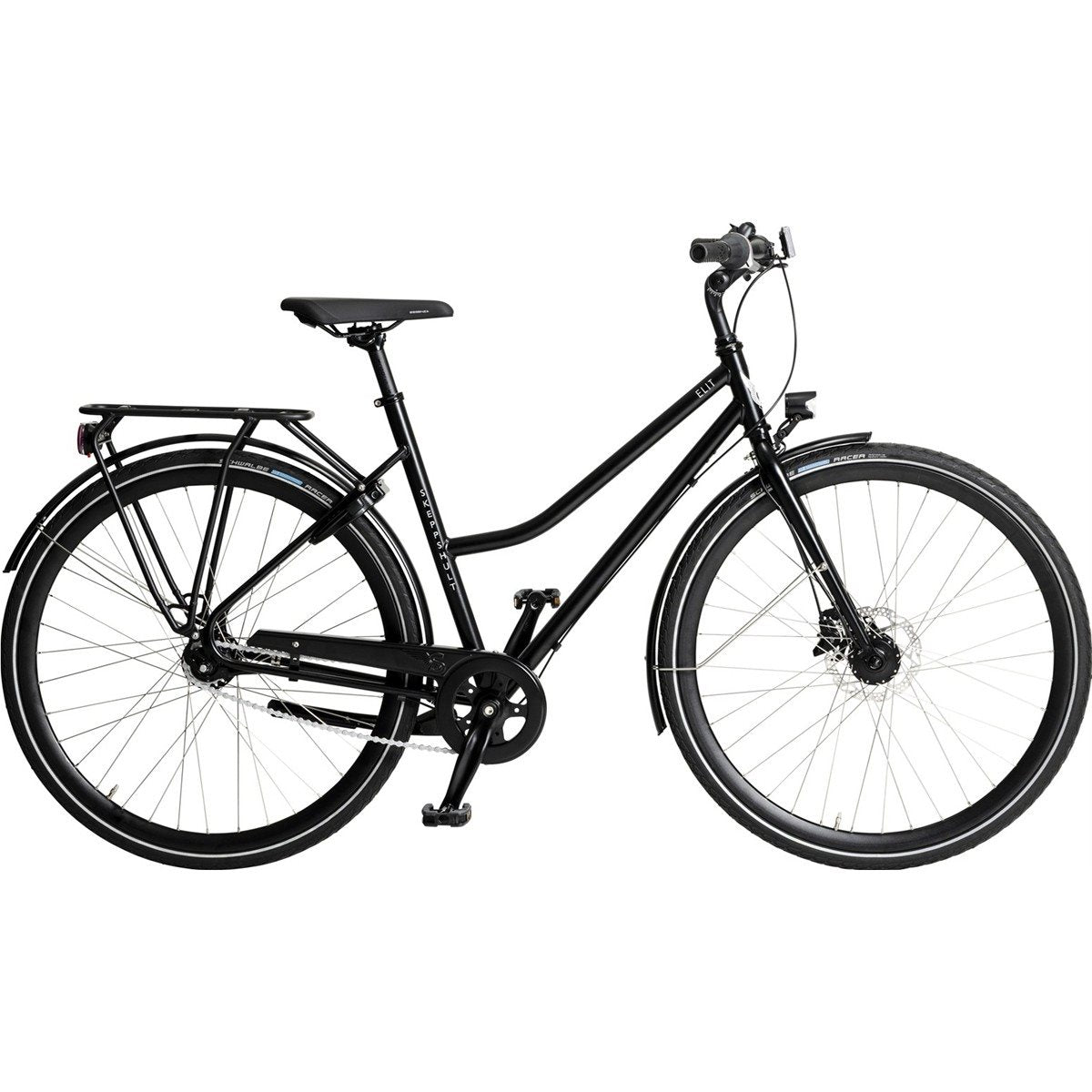 Damcykel Skeppshult Elit 7-Vxl Svart Sammet