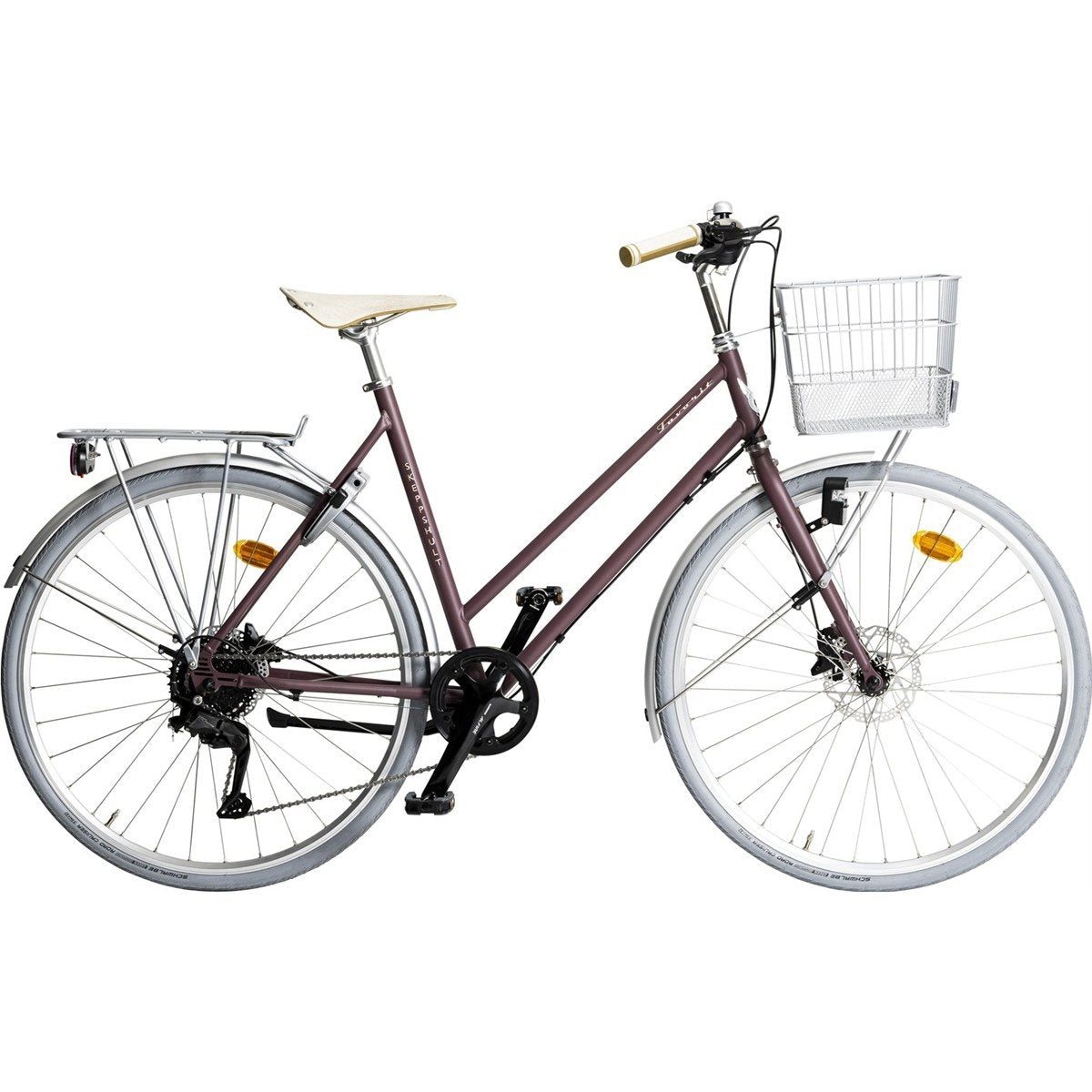Damcykel Skeppshult Favorit Sport 9-Vxl Dimbrun Matt