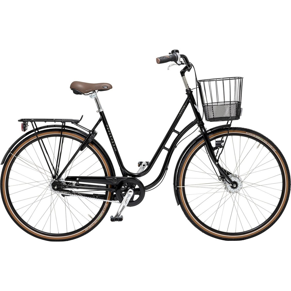Damcykel Skeppshult Natur 7-Vxl Spegelsvart