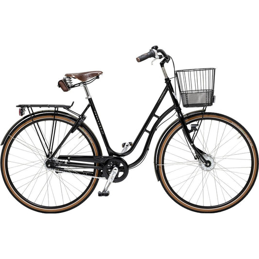 Damcykel Skeppshult Natur Premium 7-Vxl Spegelsvart