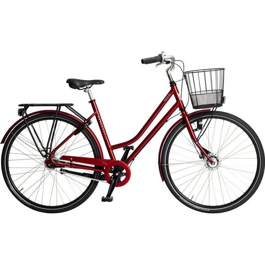 Damcykel Skeppshult Nova 7-Vxl Flamröd Matt