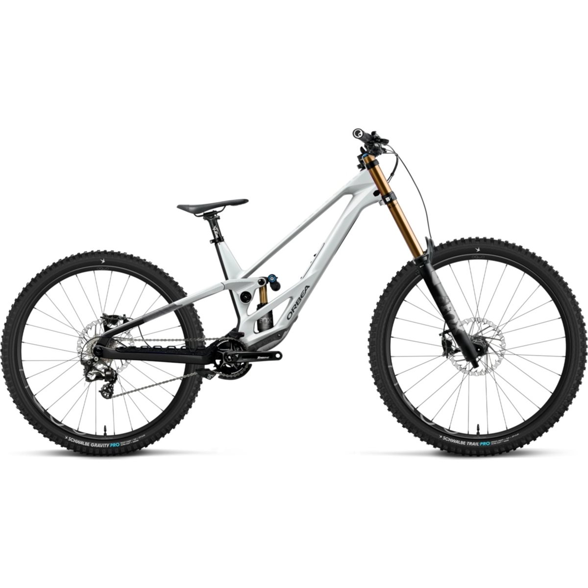 Downhillcykel Orbea Rallon D-LTD 450 White Chich/Diamond Black