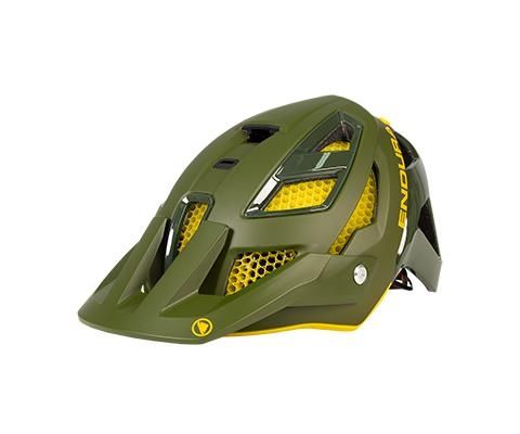 Cykelhjälm Endura MT500 MIPS grön/gul